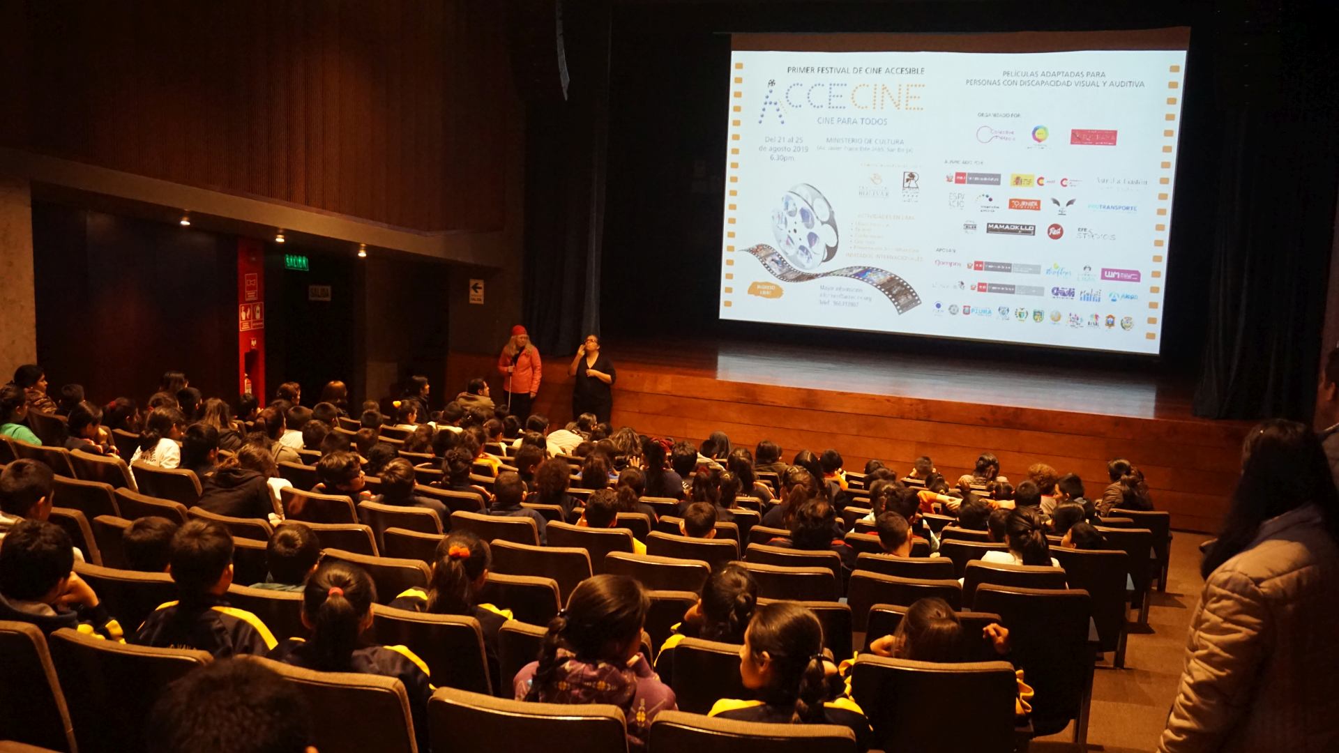 Banner del Festival AcceCine segunda edición.